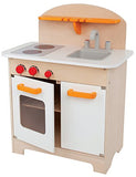 Hape Gourmet Kitchen Kid's Wooden Play Kitchen in Orange