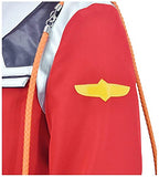 C-ZOFEK Zero Two Cosplay Japanese Uniform Red Costume (Medium, Red)