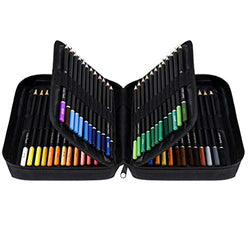 Orionstar Colored Pencils Set of 72 Colors with Zipper Case for Adult Artist Beginner, Vibrant Numbered Pencil with Premium Soft Core for Professional Drawing Art, Sketching, Shading, Coloring Book