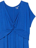 Amazon Essentials Women's Twist Front Maxi Dress, Cobalt, X-Small