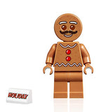 LEGO Holiday Minifigure - Gingerbread Man (with Cookie Tray and Side Display) from Set 10267