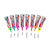 Mont Marte Acrylic Paint Set - Fluorescent - 8 Pieces, 18 ml Tubes - Ideal for Acrylic Painting - Brilliant lightfast Colors with Great Opacity - Perfect for Beginners, Professionals and Artists