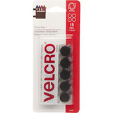 VELCRO Brand - Sticky Back Hook and Loop Fasteners | Perfect for Home or Office | 5/8in Coins |