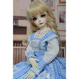 MEESock 1/4 BJD Doll 16.7 inch Pretty Girl Doll, Ball Jointed SD Dolls, with Full Set Clothes Shoes Wig Makeup, Having Different Movable Joints