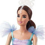 Barbie Signature Ballet Wishes Doll (Brunette, 12 in), Posable, Wearing Ballerina Costume, Tutu, Pointe Shoes & Tiara, Gift for 6 Year Olds and Up