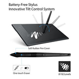 Huion INSPIROY Q11K V2 Wireless Graphic Drawing Tablet Tilt Function Upgraded Battery-Free Pen with