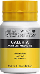 Winsor & Newton Galeria Acrylic Matt Medium, 250ml
