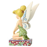 Disney Traditions by Jim Shore “Peter Pan” Tinker Bell Personality Pose Stone Resin Figurine, 4”