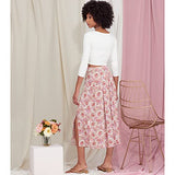 Simplicity Misses' Skirt Sewing Pattern Kit, Code S9472, Sizes 6-8-10-12-14, Multicolor
