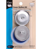 Dritz Aluminum Cover Button Kits-Size60, 1-1/2 Inch, 2 Buttons