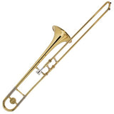 Mendini by Cecilio Bb Tenor Slide Trombone, Gold with 1 Year Warranty, Tuner, Pocketbook and More, MTB-L