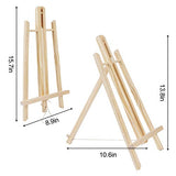Dolicer 15.7" Wood Easel 3 Pack Tabletop Easel Stand Painting Easel Stand for Kids Students Adults Artist Easel for Displaying Canvas Painting Photos