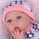 Lifelike Reborn Baby Dolls Girl, Realistic Newborn Baby Doll, Handmade Weighted Soft Body Reborn Toddler Toy, Silicone Reborn Dolls That Look Real