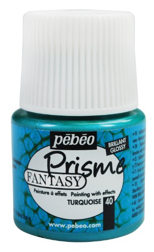 Pebeo 166040CAN Fantasy Prisme Paint 45ml, Turquoise