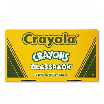 Bincry - Crayola Eight-Color Classpack Crayons Crayon,Crayola,400/St,Lrg (Pack Of 2)