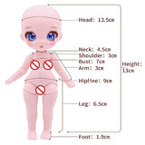 ICY Fortune Days 13cm Ball Joint Doll Anime Style OB11 Action Humanoid Gift Decoration Set (Aquarius)