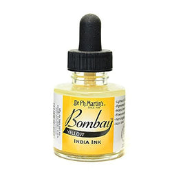 Dr. Ph. Martin's Bombay India Ink, 1.0 oz, Yellow (1BY)