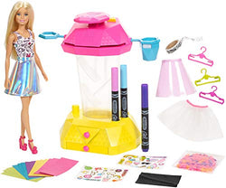 Barbie Crayola Confetti Skirt Studio, Barbie Crafts Playset with Doll