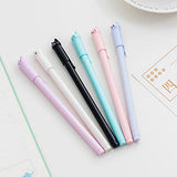 WIN-MARKET Cute Pens Animal Cartoon Kawaii Pen Cute Cat Pen 0.5 mm Gel Pens Black Ink Pens for School Office Supplies Stationery(8PCS)