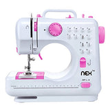 NEX HT-CS141W-M Sewing Machine with 12 Built-in Stitches Crafting Mending Machine Pink