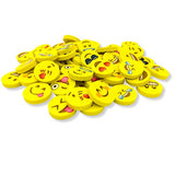 Emoji Erasers, OHill Pack of 64 Pack Emoji Pencil Erasers 16 Emoticons Novelty Erasers for Party