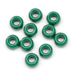 Bulk Buy: Darice DIY Crafts Pony Beads Plastic Green 6 x 9mm 1000 pieces (20-Pack) 06121-11-08