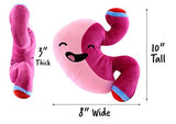 Attatoy Plush Stomach - Barry The Sleeve - Stuffed Toy, 10" After Surgery Pal, Bariatric Gastric Bypass Sleeve; Surgery Education, Surgeon Gift; Gastroenterology Education
