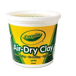 Crayola Products - Crayola - Air-Dry Clay, 5 lbs., White - Sold As 1 Each - The clay makes solid,