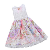 CUTICATE Cartoon Horse Printed Dress Outfit for 1/4 Ball Jointed Doll LUTS Volks AS