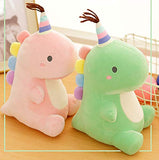 Stuffed Animal Plush Toys, Cute Dinosaur Toy, Soft Plushies for Girls Plush Doll Gifts for Kids Boys Babies Toddlers (Blue, Medium)