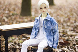 Kuafu 1/3 BJD Doll Clothes for Uncle and Boy Jean Coat (only Coat)