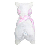 Alpacasso 17'' White Plush Alpaca, Cute Stuffed Animals Toys.(Scarf and Earmuff)