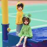 HMANE BJD Doll Clothes Raincoat, Little Frog Wearproof Raincoat for 1/6 BJD Dolls (No Doll)