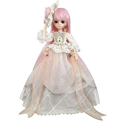 18" 1/4 BJD Doll Full Set 45cm 18inch 18 Jointed Dolls + Wig + Skirt + Makeup + Shoes + Socks + Accessories for Girs's Toy (Diana)
