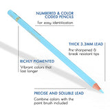 RIANCY 210 Premium colored pencils for Adults kids| Ideal Drawing for coloring sketch book | Color Pencil Set | Soft Wax-Based Cores