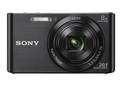 Sony DSCW830/B 20.1 MP Digital Camera with 2.7-Inch LCD (Black) (Renewed)
