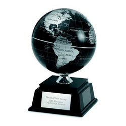 Things Remembered Personalized Black Solar Globe