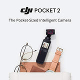 DJI Pocket 2 Creator Combo - 3 Axis Gimbal Stabilizer with 4K Camera, 1/1.7” CMOS, 64MP Photo, Pocket-Sized, ActiveTrack 3.0, Glamour Effects, YouTube TikTok Video Vlog, for Android and iPhone, Black
