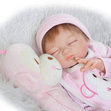 TERABITHIA 20inch Lifelike Sleeping Full Body Reborn Baby Girl Dolls,A Moment in My Arms, Forever in My Heart