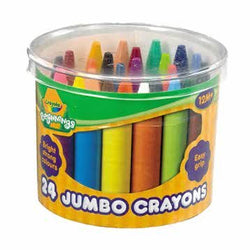Supreme Crayola Beginnings 24 Jumbo Crayons -