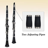 Aileen Lexington CL3041N Bb Flat 17 Key Clarinet with Mouthpiece, Hard Case, Cork Grease, Gloves and Other Kit
