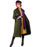 Cosplay.fm Women‘s Princess Anya Cosplay Costume Outfit Suit Trench Coat Dress with Hat and Scarf (S, Multicoloured)