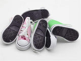 Fully 3 Pairs Canvas 7.5cm/3" Long Doll Shoes with Velcro Strap Fits Mini 1/3 60cm BJD Dolls