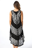 Riviera Sun Dress Dresses For Women,Black / White,3X Plus