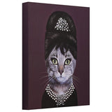 Empire Art Direct Pets Rock Breakfast Graphic Wrapped Cat Canvas Wall Art, 20" x 16" x 2", Ready to Hang