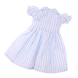 Jili Online Striped Dress Skirt Clothes For 1/6 BJD SD AS DZ DOD LUTS Dollfie Doll Dressup Blue