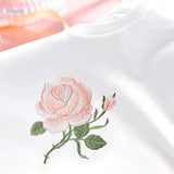 PGMJ 40pcs Embroidery Applique Patches Rose Flowers Butterfly Sunflowers Iron On Patches For