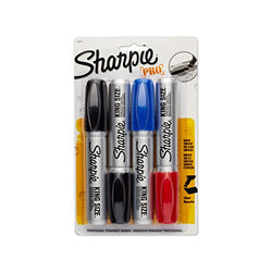 Sharpie 15674PP King Size Permanent Markers, Assorted Colors, 4-Count