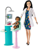 Barbie Dentist Doll & Playset, Black Hair