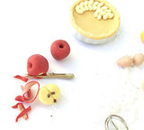 1:12 miniature dollhouse apple pie preparation set